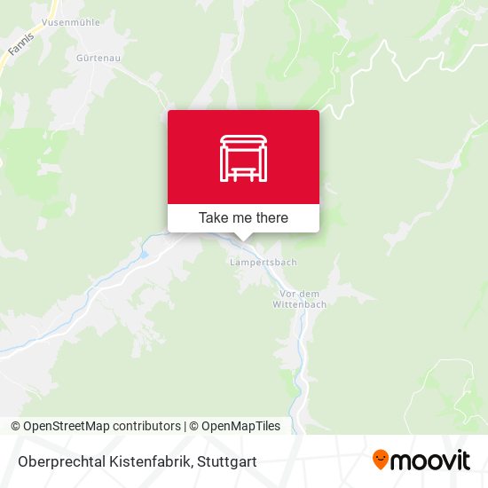 Oberprechtal Kistenfabrik map