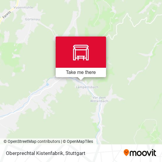 Oberprechtal Kistenfabrik map