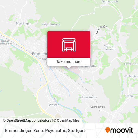 Карта Emmendingen Zentr. Psychiatrie