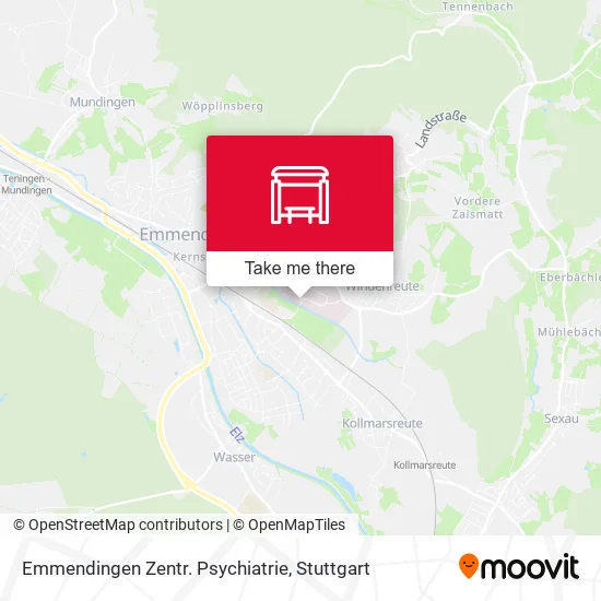 Карта Emmendingen Zentr. Psychiatrie
