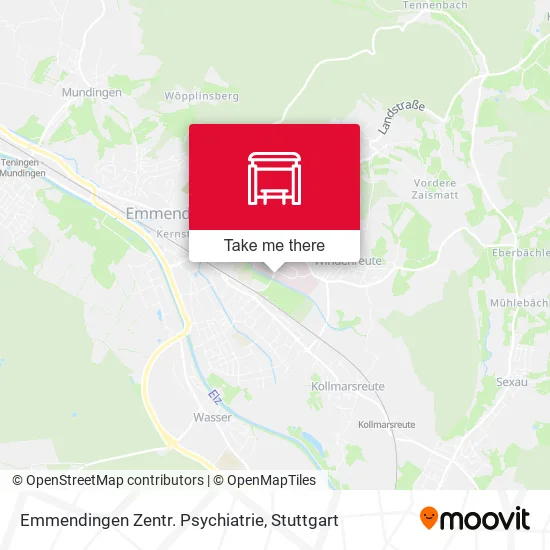 Карта Emmendingen Zentr. Psychiatrie
