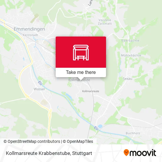 Карта Kollmarsreute Krabbenstube