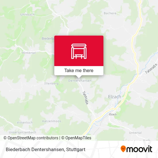 Карта Biederbach Dentershansen