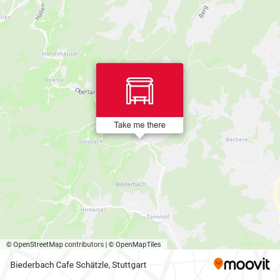Biederbach Cafe Schätzle map