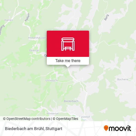 Biederbach am Brühl map