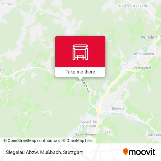 Карта Siegelau Abzw. Mußbach