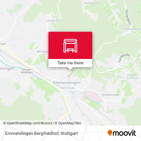 Карта Emmendingen Bergfriedhof