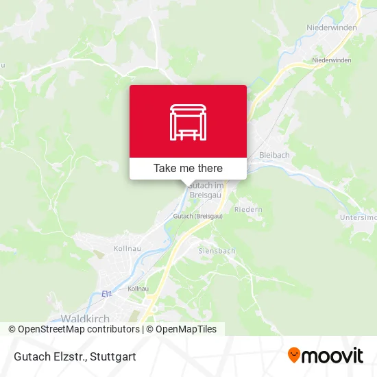 Карта Gutach Elzstr.