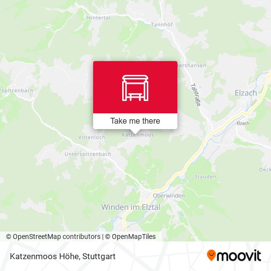Katzenmoos Höhe map