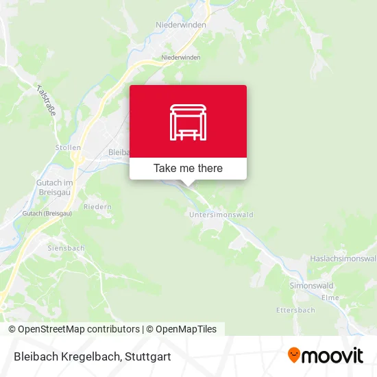 Карта Bleibach Kregelbach