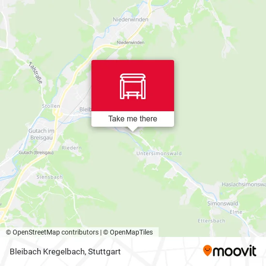 Карта Bleibach Kregelbach