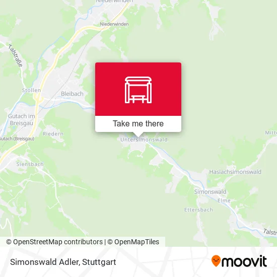 Карта Simonswald Adler