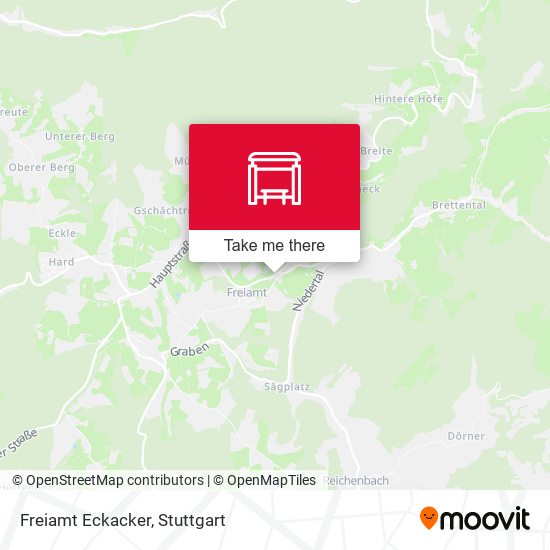 Карта Freiamt Eckacker