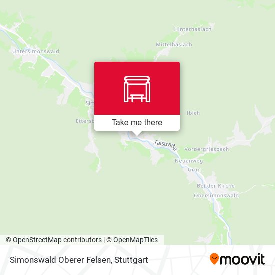 Карта Simonswald Oberer Felsen