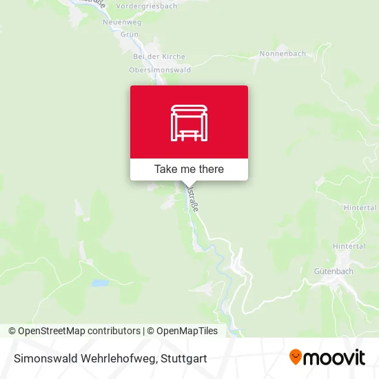 Карта Simonswald Wehrlehofweg
