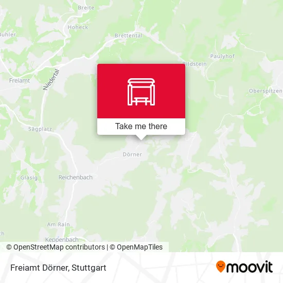 Карта Freiamt Dörner