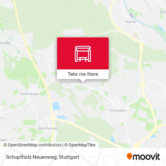 Карта Schupfholz Neuenweg