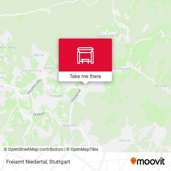 Карта Freiamt Niedertal
