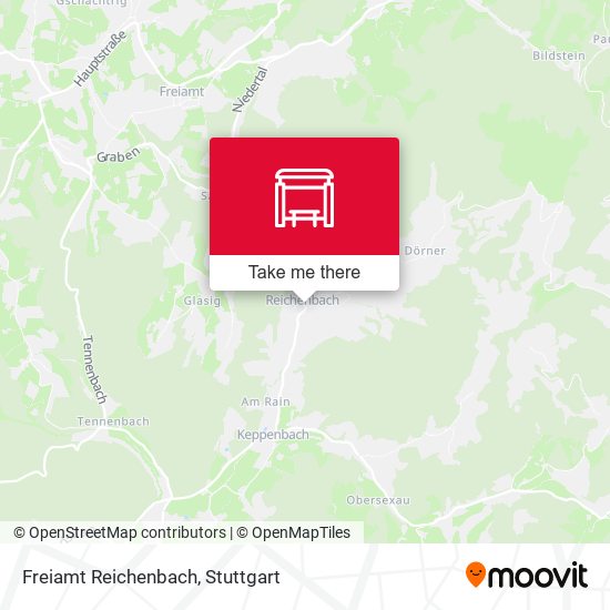 Freiamt Reichenbach map