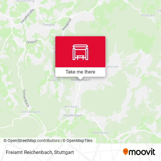 Карта Freiamt Reichenbach