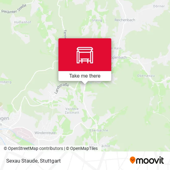 Карта Sexau Staude