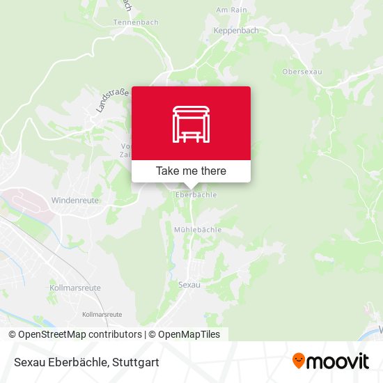 Sexau Eberbächle map
