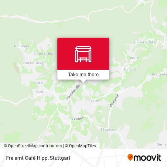 Freiamt Café Hipp map