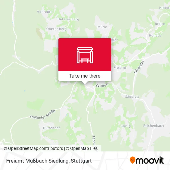 Карта Freiamt Mußbach Siedlung