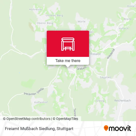 Карта Freiamt Mußbach Siedlung
