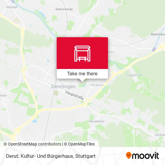 Карта Denzl. Kultur- Und Bürgerhaus