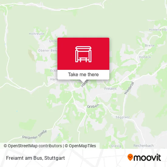 Карта Freiamt am Bus