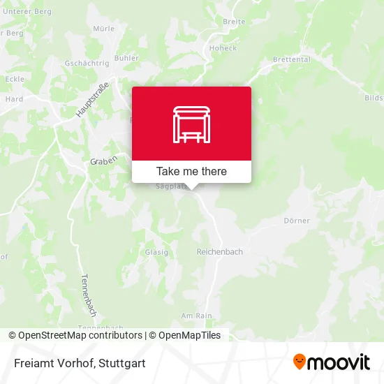 Карта Freiamt Vorhof