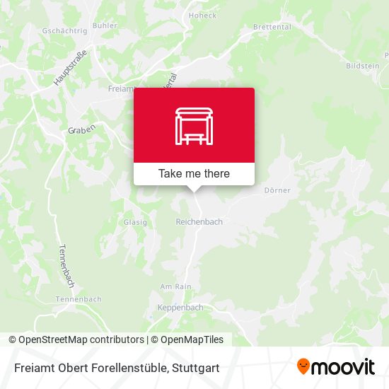 Freiamt Obert Forellenstüble map