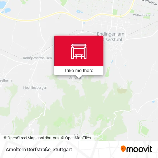 Карта Amoltern Dorfstraße