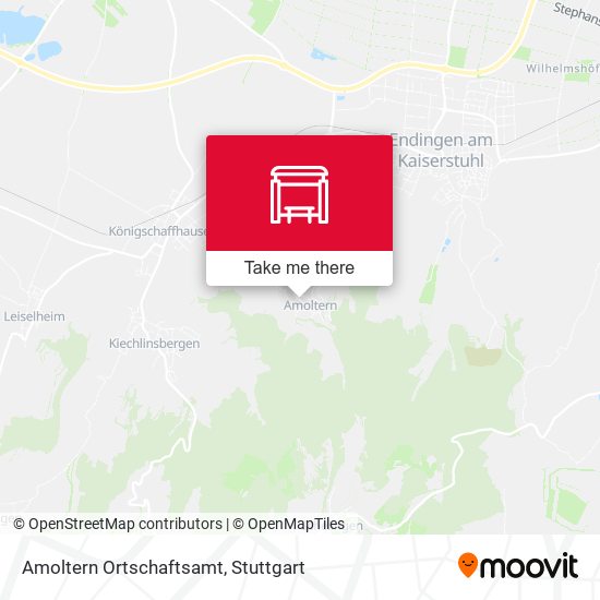 Amoltern Ortschaftsamt map