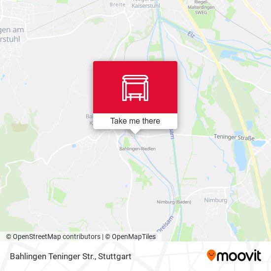 Bahlingen Teninger Str. map