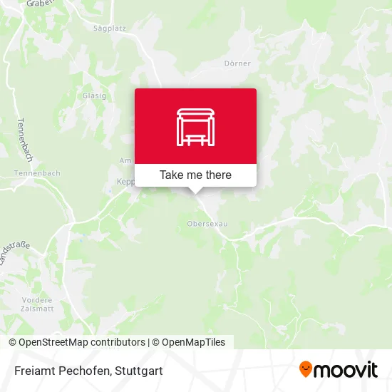 Карта Freiamt Pechofen