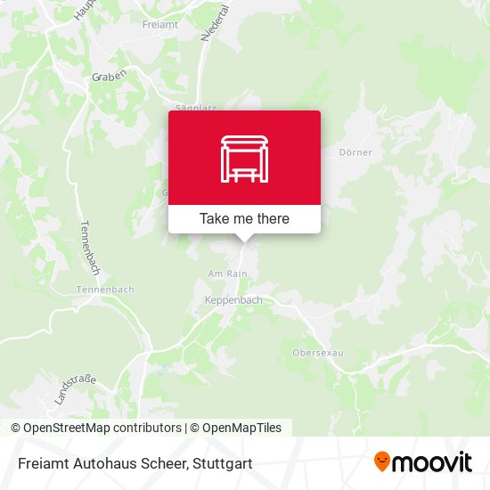 Freiamt Autohaus Scheer map