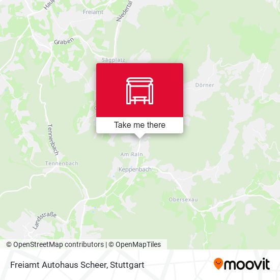 Карта Freiamt Autohaus Scheer