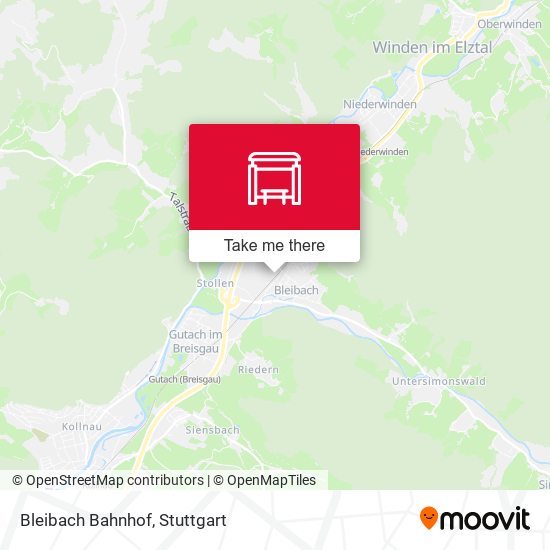 Карта Bleibach Bahnhof