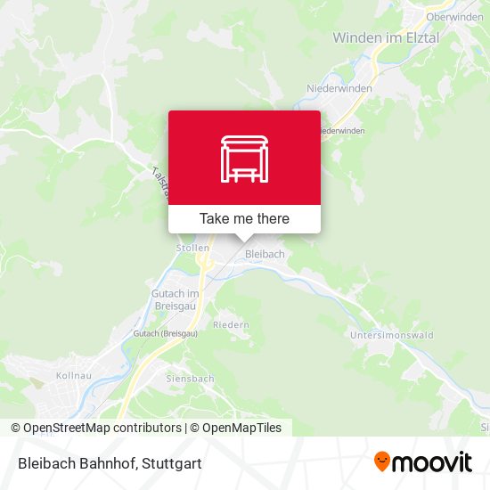 Карта Bleibach Bahnhof