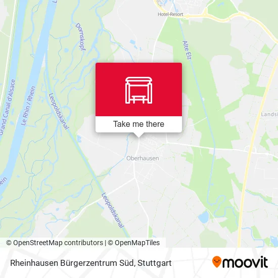 Карта Rheinhausen Bürgerzentrum Süd