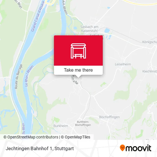 Карта Jechtingen Bahnhof 1