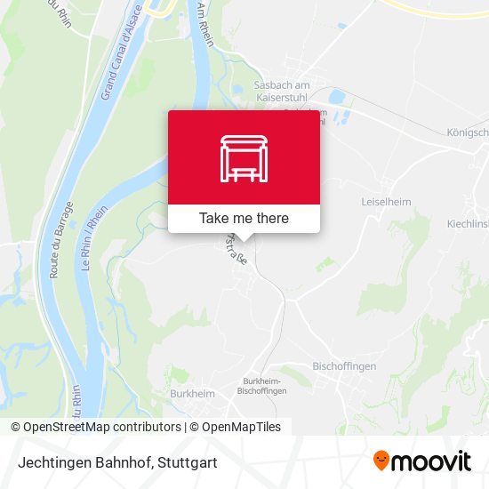 Jechtingen Bahnhof map