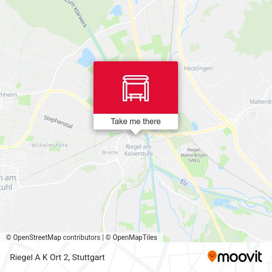 Карта Riegel A K Ort 2