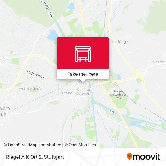Карта Riegel A K Ort 2