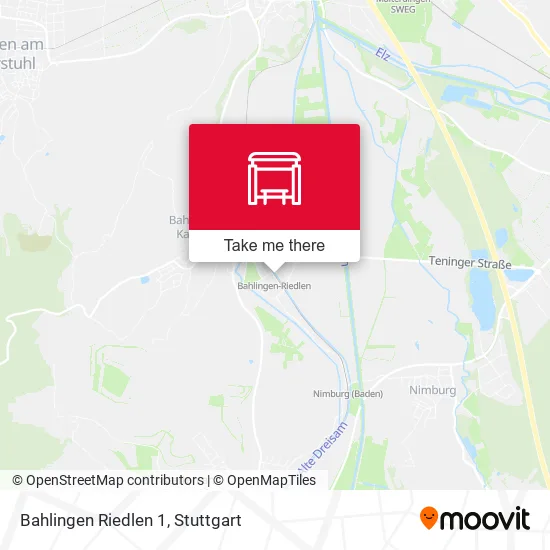 Карта Bahlingen Riedlen 1