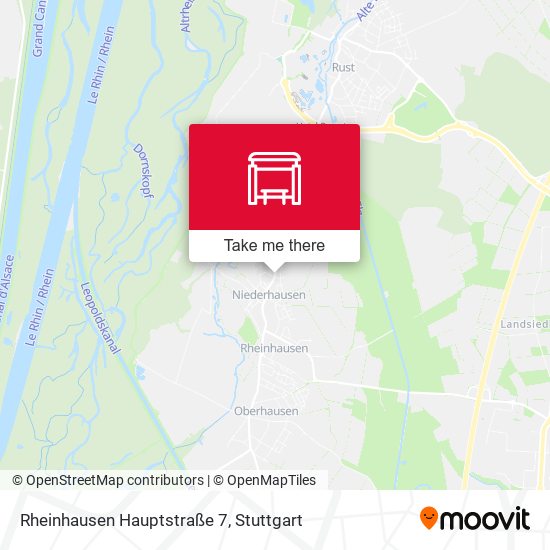 Rheinhausen Hauptstraße 7 map