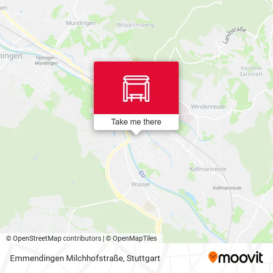 Карта Emmendingen Milchhofstraße