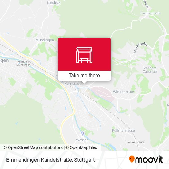 Emmendingen Kandelstraße map